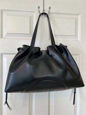 TORY BURCH Ella Drawstring Tote (EUC) Large